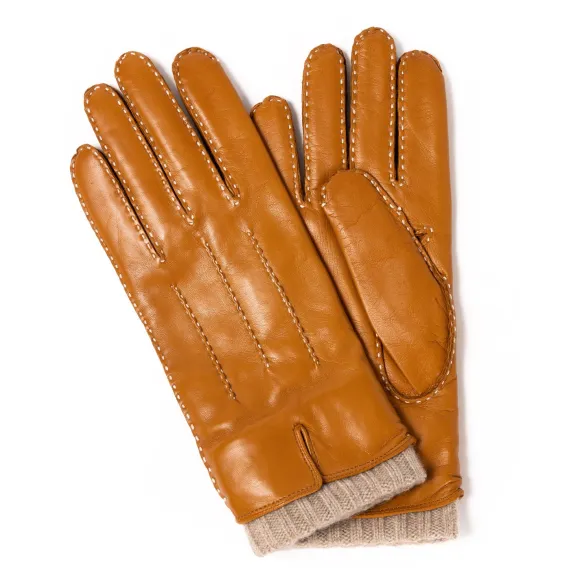 Glove "Innsbruck" Made Of Goatskin With Cashmere Lining - Hand Sewn