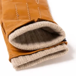 Glove "Innsbruck" Made Of Goatskin With Cashmere Lining - Hand Sewn