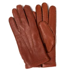 Gloves "Auerberg" Made Of Peccary Leather With Cashmere Lining - Hand