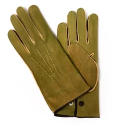 Gloves "Belvedere" Made Of Deerskin With Cashmere Lining - Hand Sewn