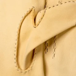 Gloves "Offizier" Made Of Beige Deerskin