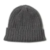 Gray Knitted Cap Made Of Cashmere