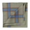 Green Patterned Cotton Handkerchief