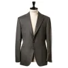 Grey Suit "Flanella Pipi" Made Of English Wool By Fox Brother'S - Pure