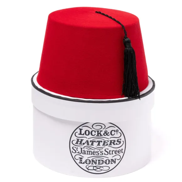 Hat "The Fez" Made Of Rabbit Felt - Handmade For Gentlemen