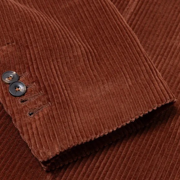 I Capresi X Mj: "Arte D'Epoca" Jacket In Washed Cotton Corduroy