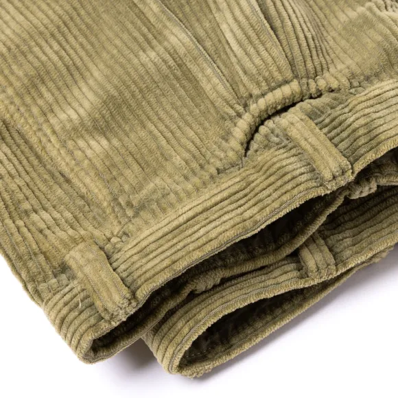 I Capresi X Mj: Cargo Pant "Vesuvio" In Washed Cotton Corduroy