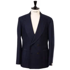 Jacket "Bombato Elegante" Made Of Pure Wool Flannel From Standeven - P