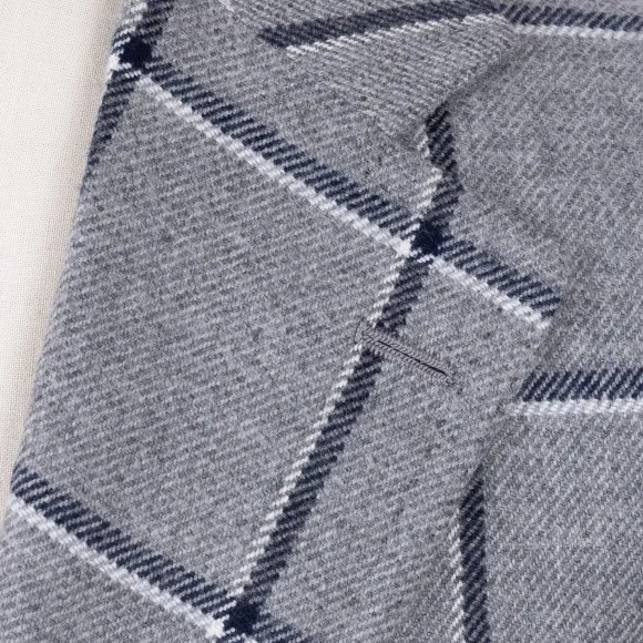 Jacket "Grande Finestra" Made Of Wool And Cashmere - Pure Handwork