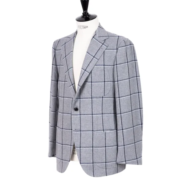 Jacket "Grande Finestra" Made Of Wool And Cashmere - Pure Handwork