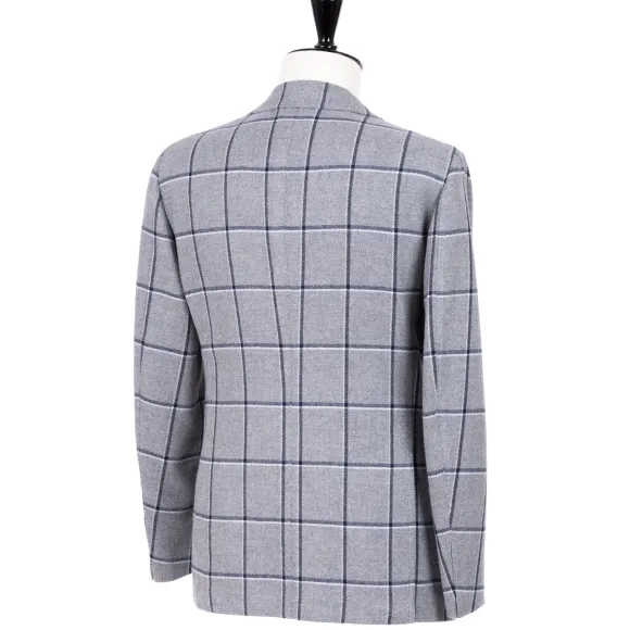 Jacket "Grande Finestra" Made Of Wool And Cashmere - Pure Handwork