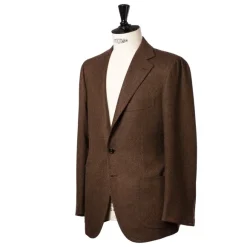 Jacket "Herringbone" Made Of Pure Merino Wool From Fox Brother'S - Pur