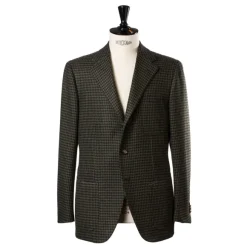 Jacket "Houndstooth" Made Of Pure Merino Wool By Fox Brother'S - Pure