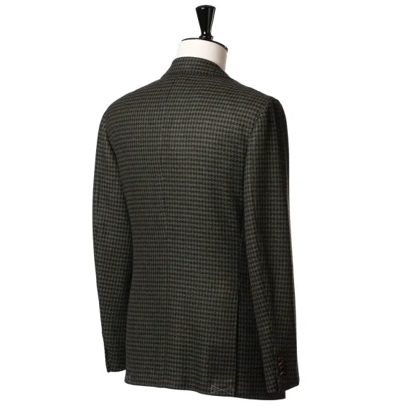 Jacket "Houndstooth" Made Of Pure Merino Wool By Fox Brother'S - Pure