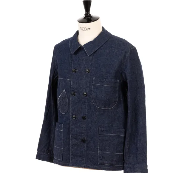Jacket "Kees" In Japanese Selvedge Logger Denim