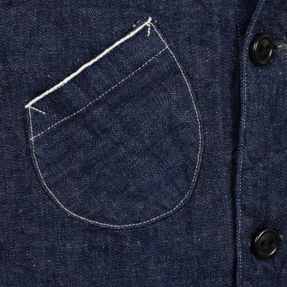 Jacket "Kees" In Japanese Selvedge Logger Denim