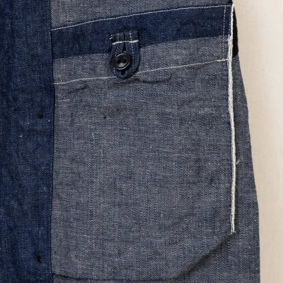 Jacket "Kees" In Japanese Selvedge Logger Denim