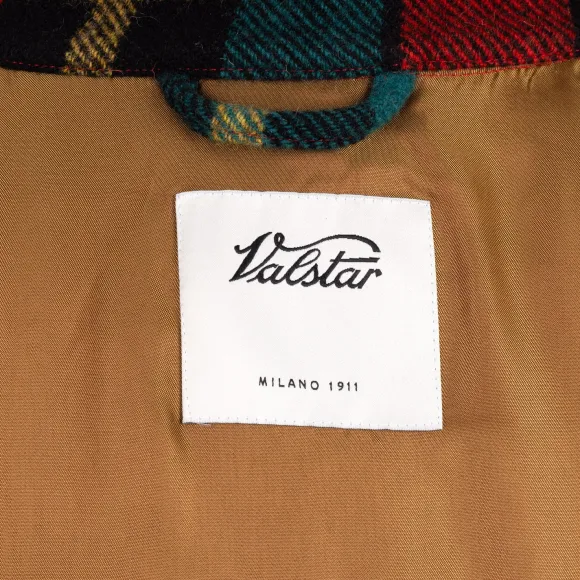 Jacket "Steve Overshirt" In Plaid Wool Flannel