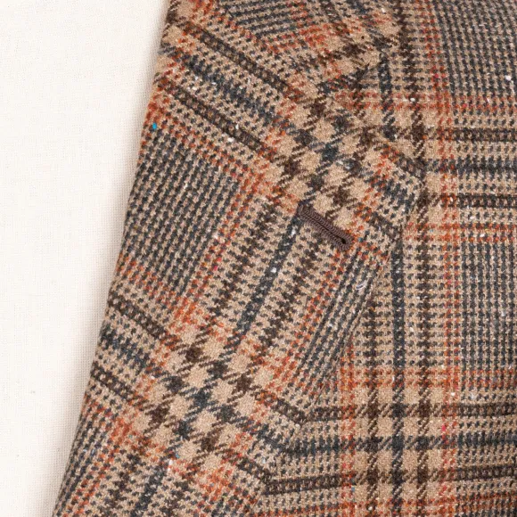 Jacket "Terra Di Galles" Made Of Cashmere And Silk - Pure Handwork