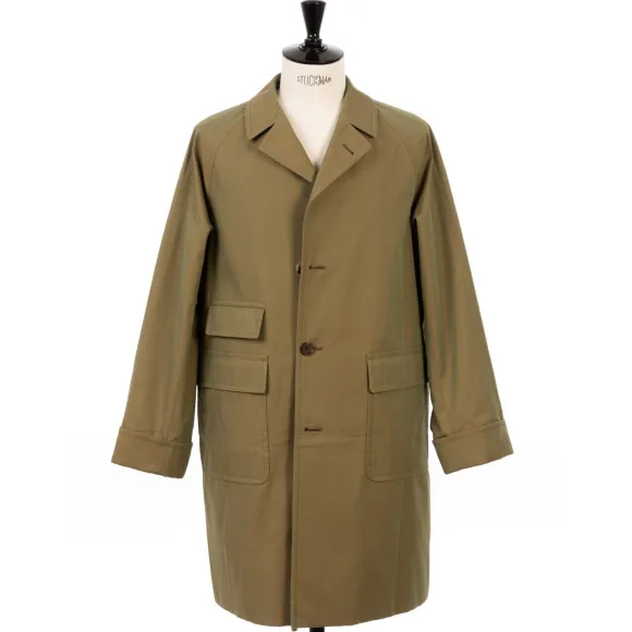 Japanese Cotton Gabardine "Corb Ii" Coat