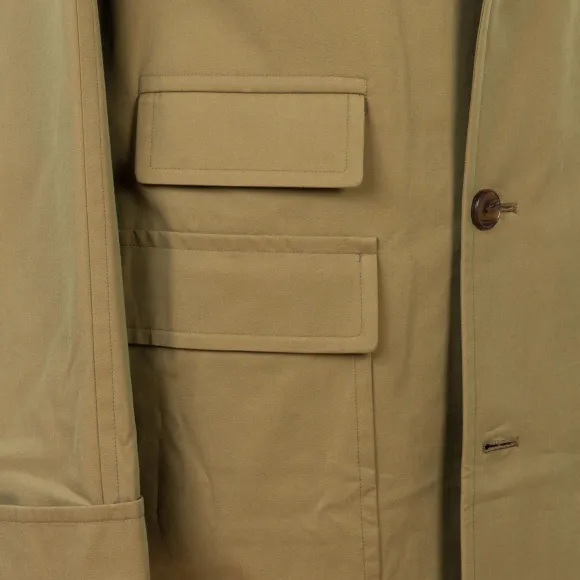 Japanese Cotton Gabardine "Corb Ii" Coat