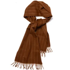 Joshua Ellis X Mj: New Jermyn Stripe Plaid Scarf In Pure Scottish Cash
