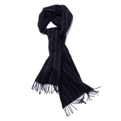 Joshua Ellis X Mj: New Jermyn Stripe Plaid Scarf In Pure Scottish Cash