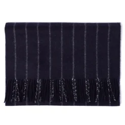 Joshua Ellis X Mj: New Jermyn Stripe Plaid Scarf In Pure Scottish Cash