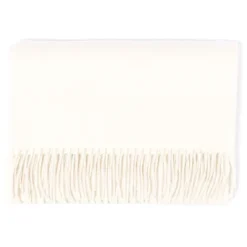 Joshua Ellis X Mj: Ripple Plain Stole Scarf In Pure Scottish Cashmere