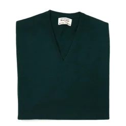 Jumper "Oxton Vee" Made From Fine Scottish 1 Ply Cashmere