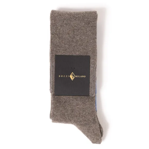Knee Sock "Argyle" From A Cashmere Blend