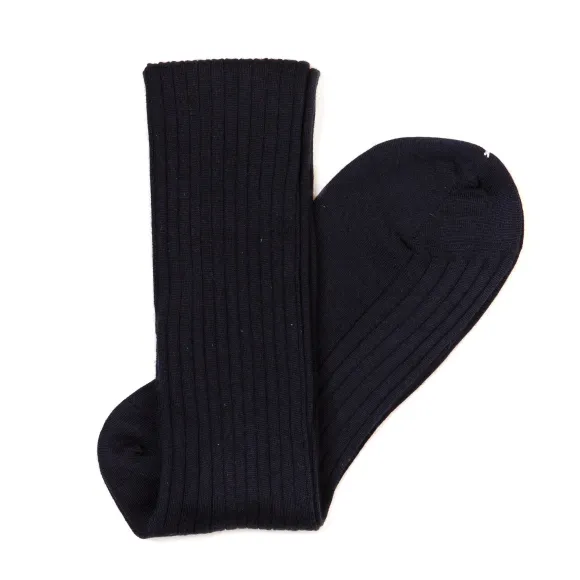 Knee Sock "Luxury Rib" Made Of Cashmere And Silk