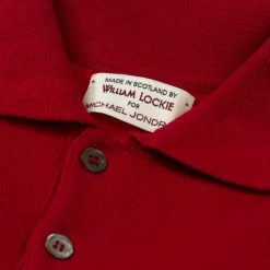 Knitted Polo "Oxton Sportshirt" Made Of Fine Scottish 1-Ply Cashmere