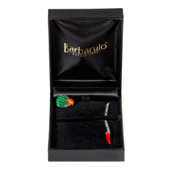 Lapel Chain "Parrot" Made Of Sterling Silver - Purely Handcrafted