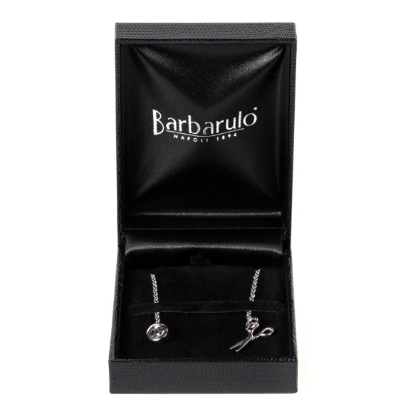 Lapel Chain "Sartorial Scissor" Made Of Sterling Silver - Purely Handc
