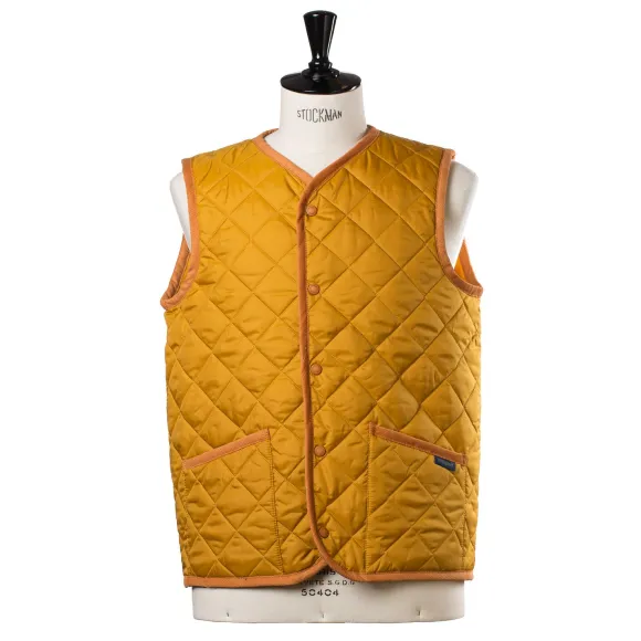 Lavenham X Mj: Quilted Vest "Thornham Gillet" In Diamond Quilting
