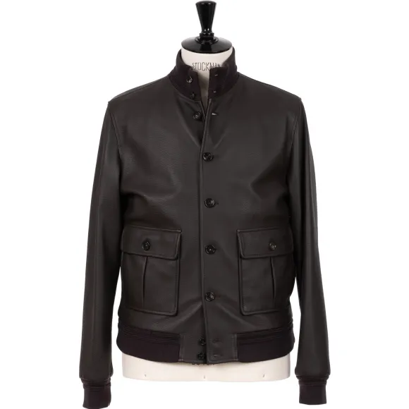 Leather Jacket "Luxury Valstarino" Made Of Deer Leather - Deer Skin