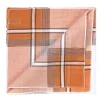Light Brown Handkerchief "Positano" Made From Pure Cotton