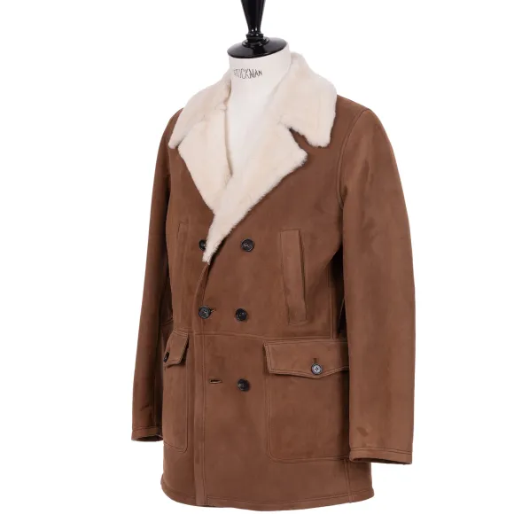 Limited Edition: Caban Jacket "New Robert" From Grown Lambskin - Handm
