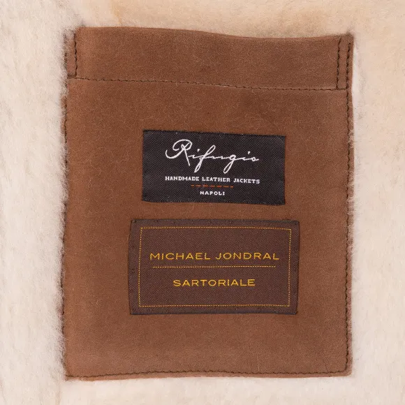 Limited Edition: Caban Jacket "New Robert" From Grown Lambskin - Handm