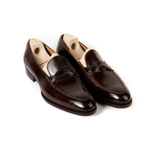 Limited Edition: Loafer "Curved Strap" Made Of Original Horween Shell Cordovan