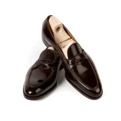 Limited Edition: Loafer "Curved Strap" Made Of Original Horween Shell Cordovan