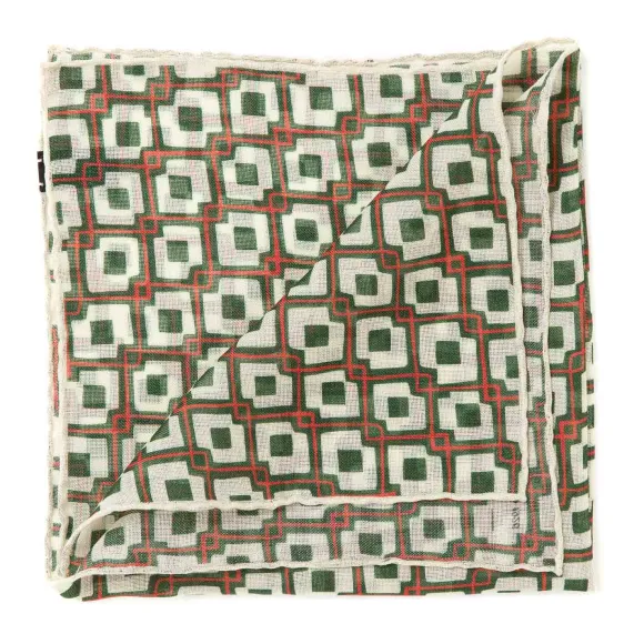 Limited Edition: Pocket Square "Vintage 55" Made Of Wool And Silk