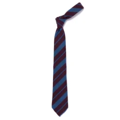 Limited Edition: Tie "Multipla Strisce" Of Pure Cashmere - Handrolled