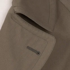 Limited Edition X Mj: Coat "Hemingway Trench Coat" In Pure Cotton
