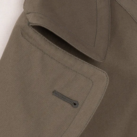 Limited Edition X Mj: Coat "Hemingway Trench Coat" In Pure Cotton
