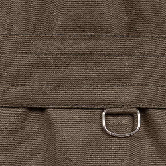 Limited Edition X Mj: Coat "Hemingway Trench Coat" In Pure Cotton