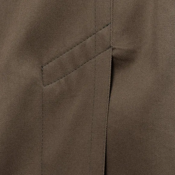 Limited Edition X Mj: Coat "Hemingway Trench Coat" In Pure Cotton