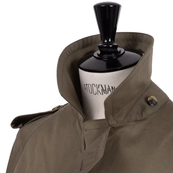 Limited Edition X Mj: Coat "Hemingway Trench Coat" In Pure Cotton
