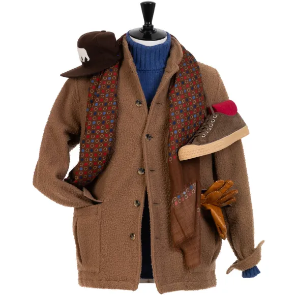 Limited Edition X Mj: Hemd-Jacke "Maremma Teba Jacket" Aus Original Ca